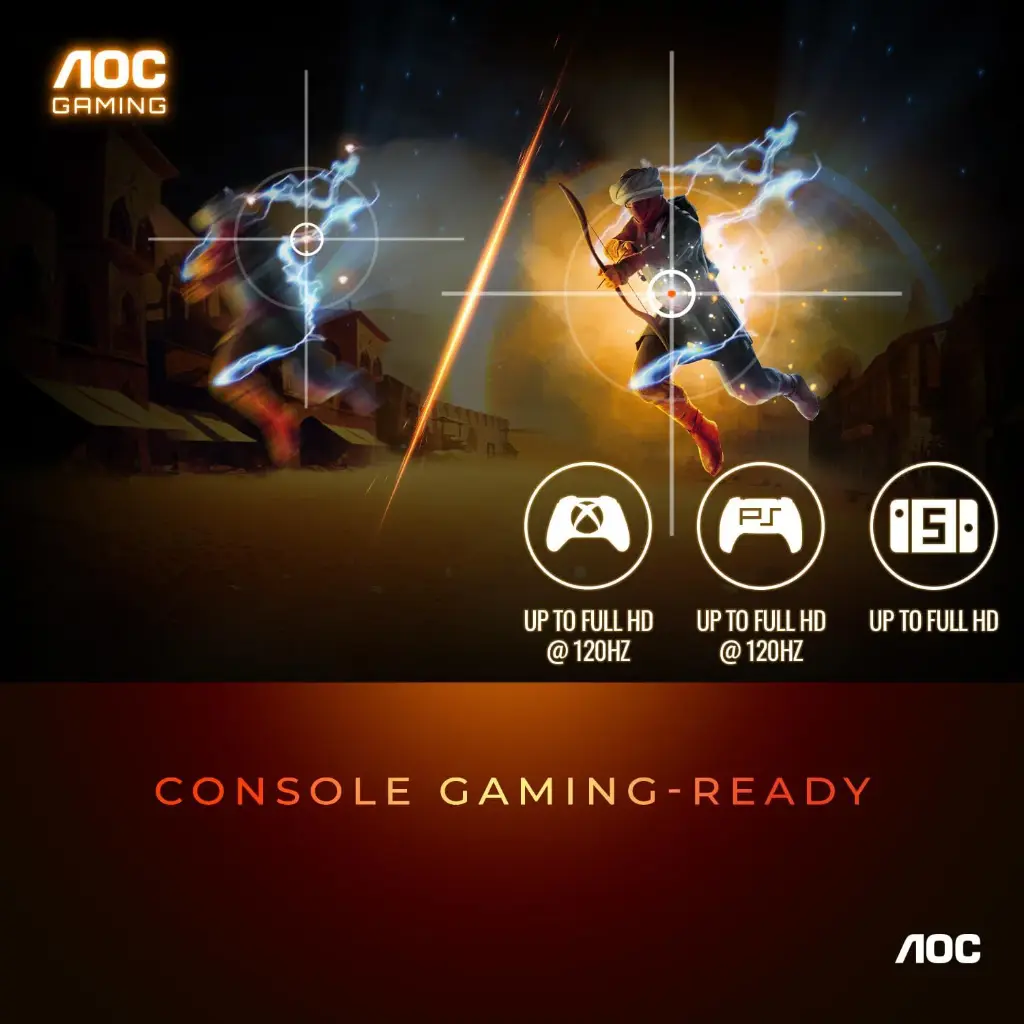 MONITOR AOC 27 2K 180Hz 0.5ms IPS FLAT 1440p Q27G4F