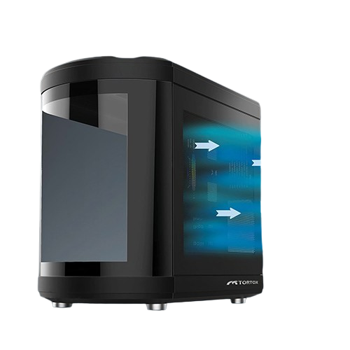 CASE VIDRIO BLACK TORTOX 