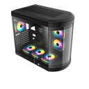 CASE VIDRIO BLACK TORTOX 