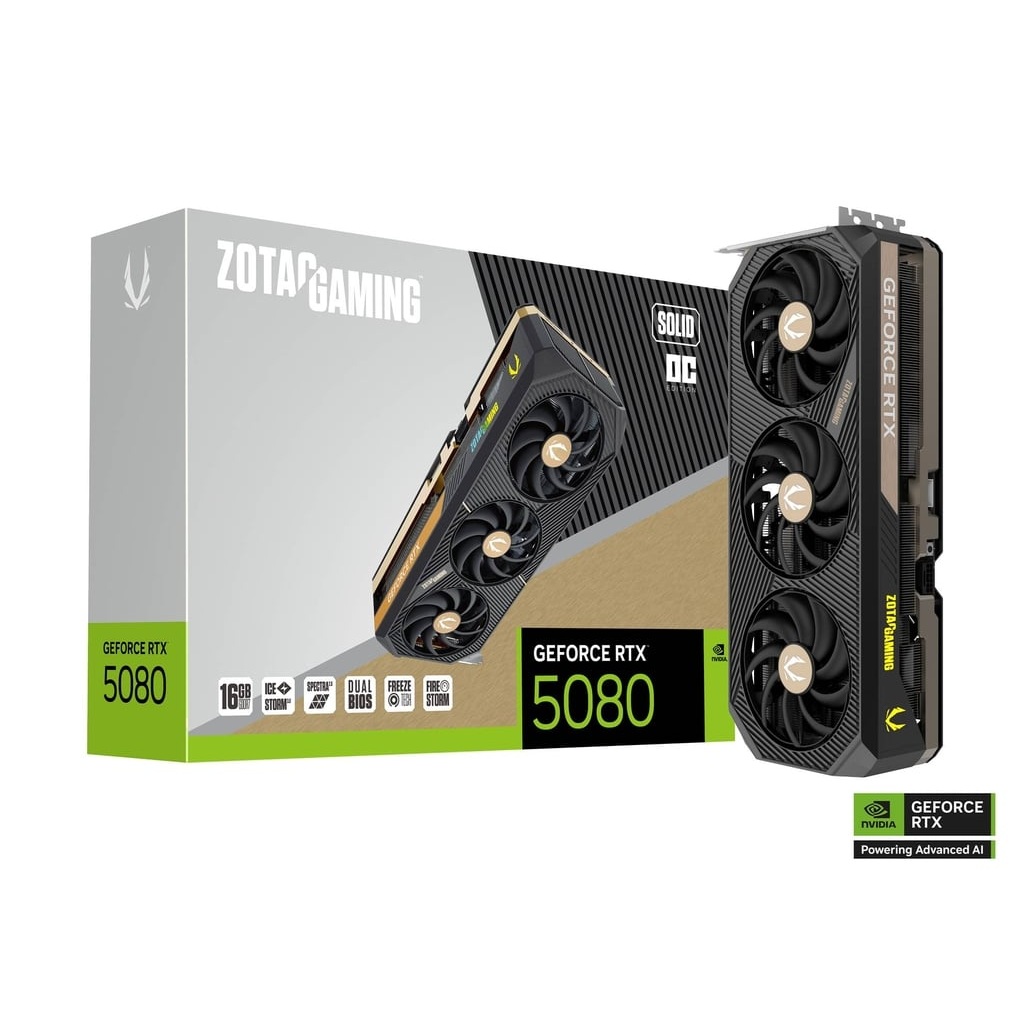 ZOTAC GAMING GeForce RTX 5080 OC SOLID 